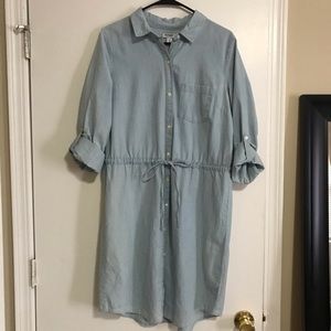 Old navy blue denim dress